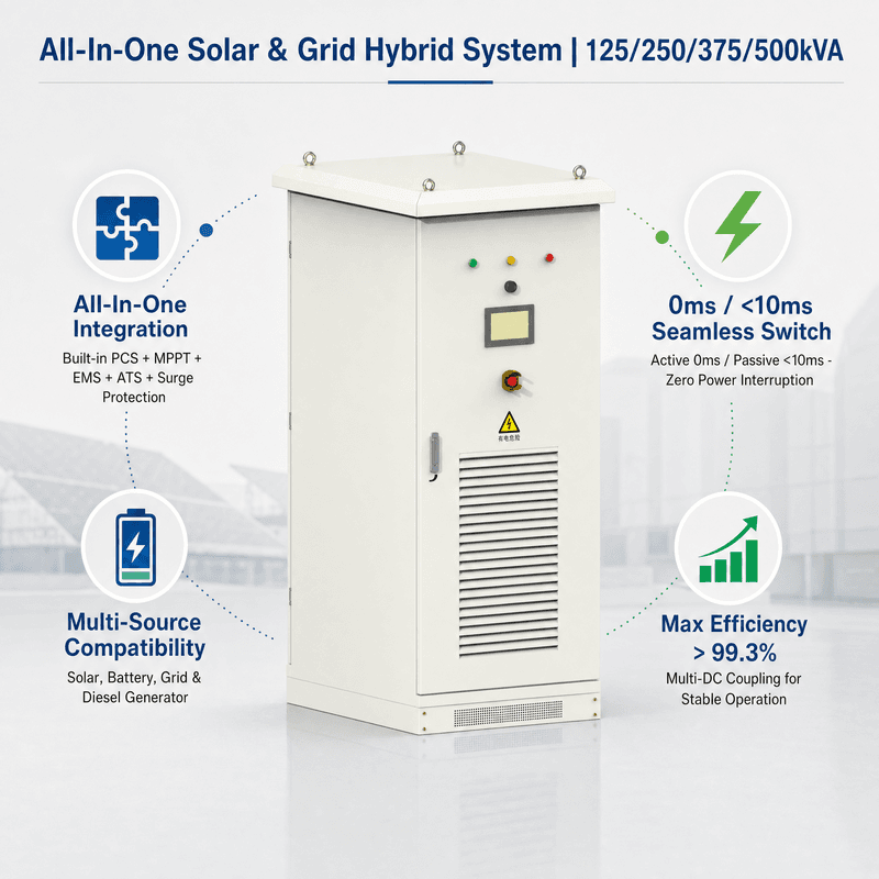 HAG2 All-in-One Solar System 125~500kVA